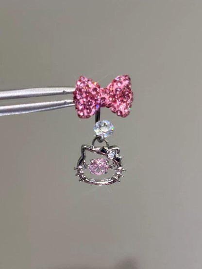 Bow kitty Earrings