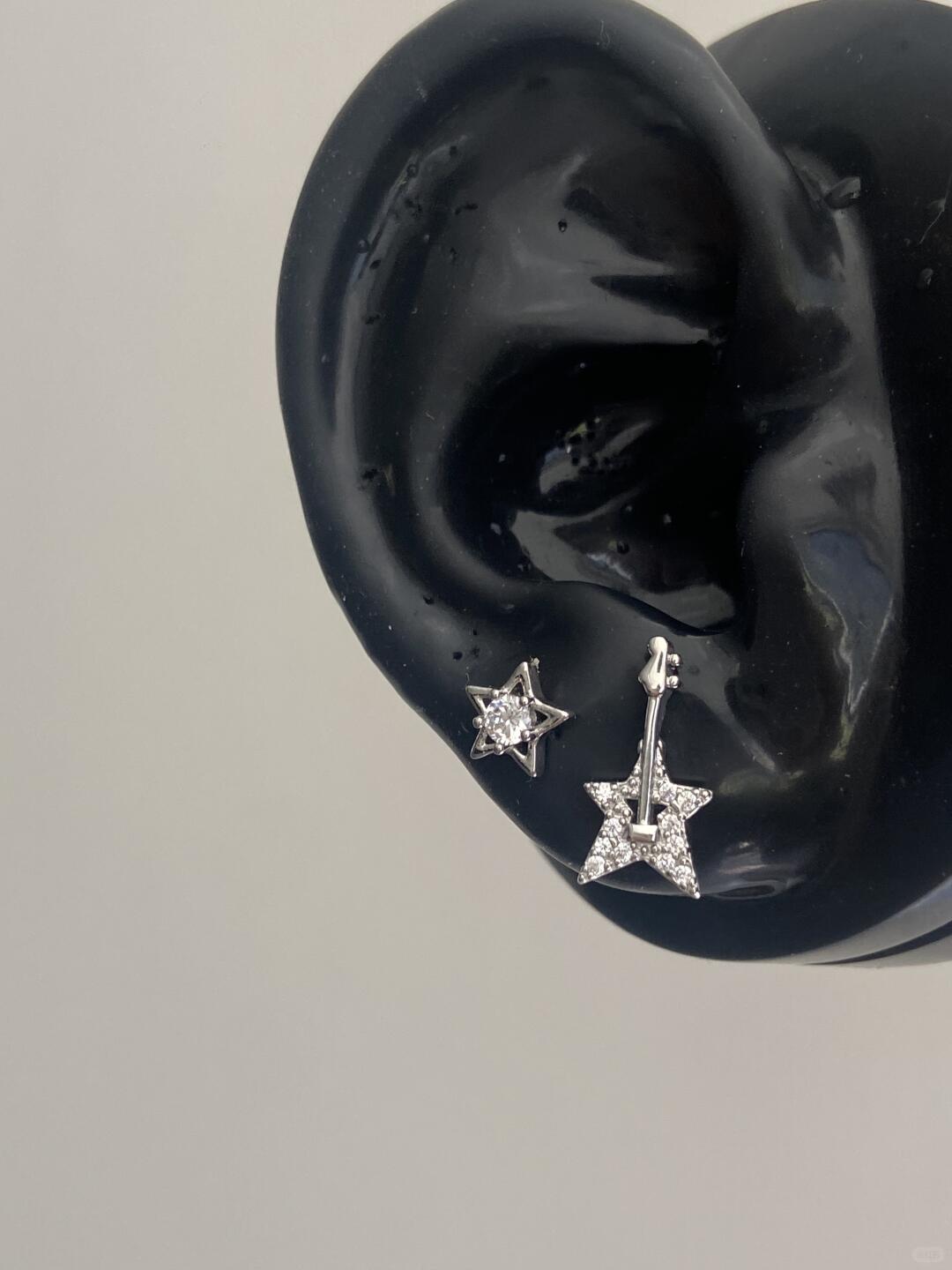 Star Guitar Helix Earrings