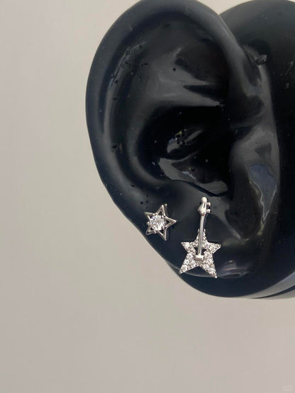 Star Guitar Helix Earrings