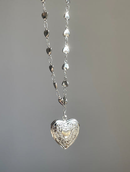 Lovebound Heart Locket Necklace