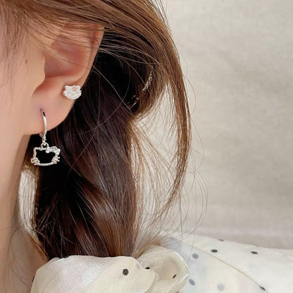 Halo Kitty Earrings