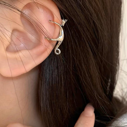 kitten Cuddle Cuff Helix Earrings