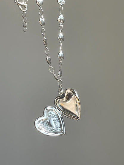 Lovebound Heart Locket Necklace