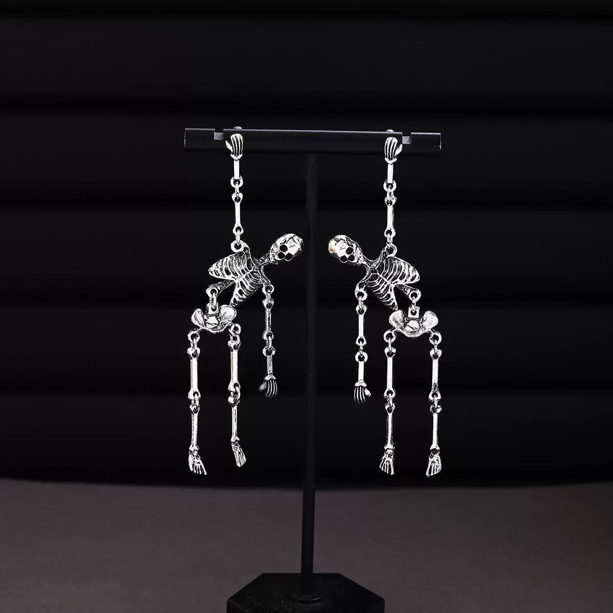 Swaying Skeleton Earrings