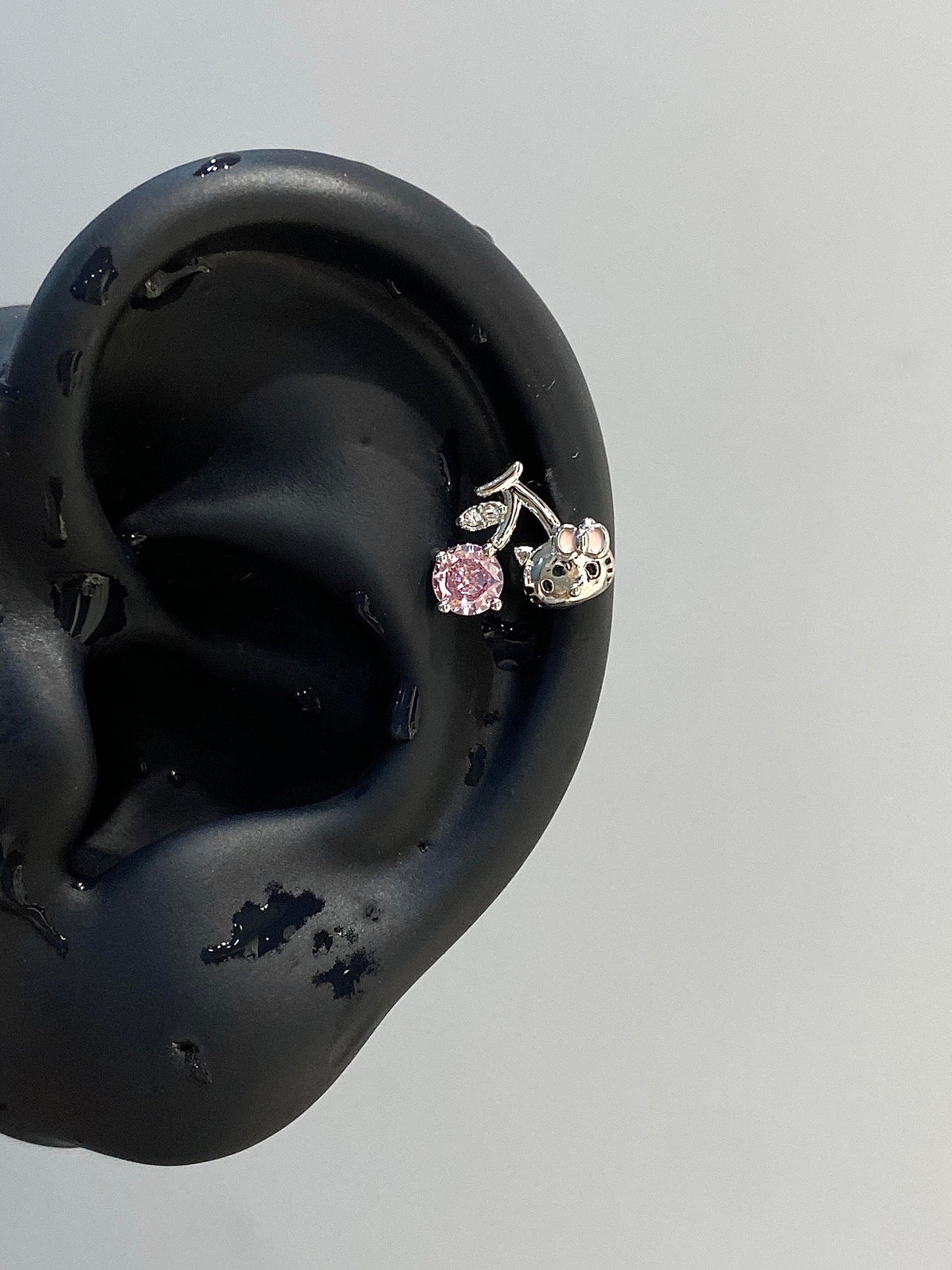 Kitty Cherry Helix Earrings