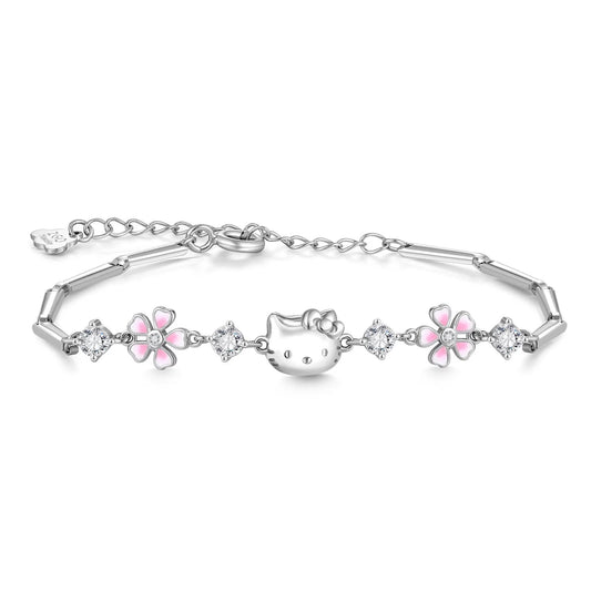Kitty Sakura Petals Bracelet