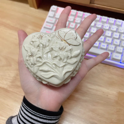 Everbloom Heart Jewelry Box