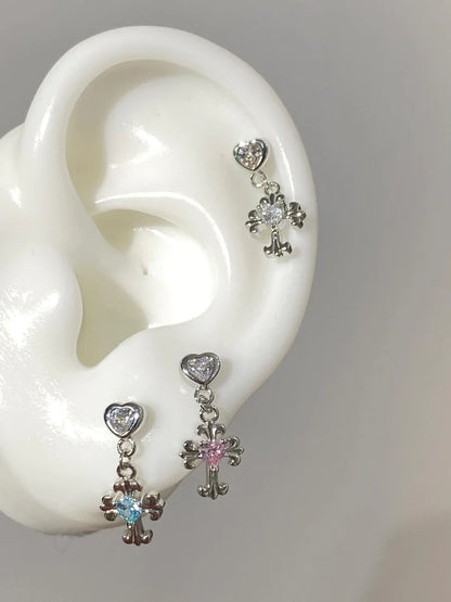 Divine Drop Helix Earrings