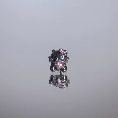 Heart Hug H-Kitty Earrings