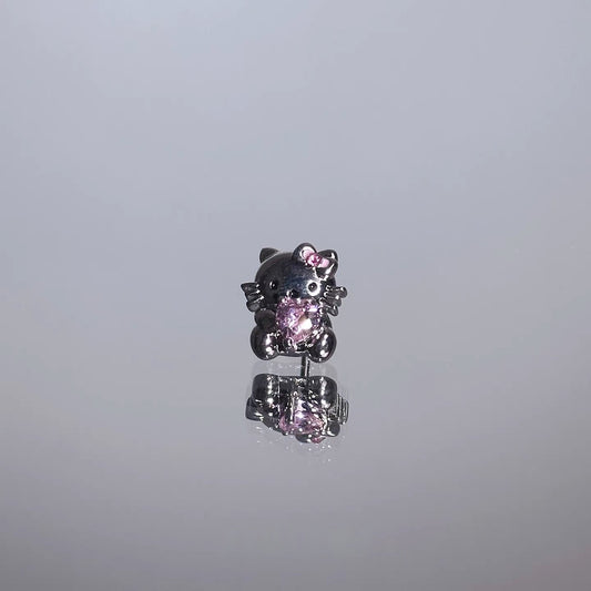 Heart Hug H-Kitty Earrings