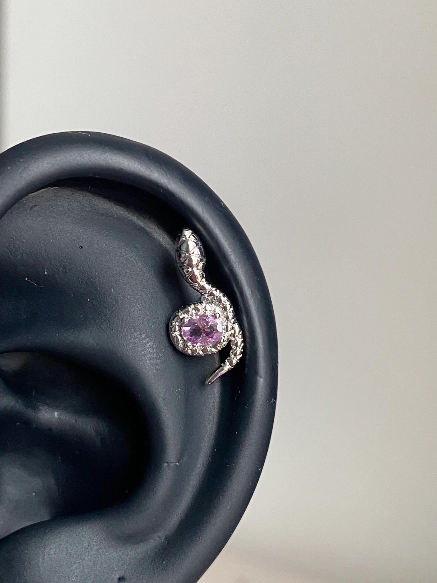 Mystic Snake Helix Earrings