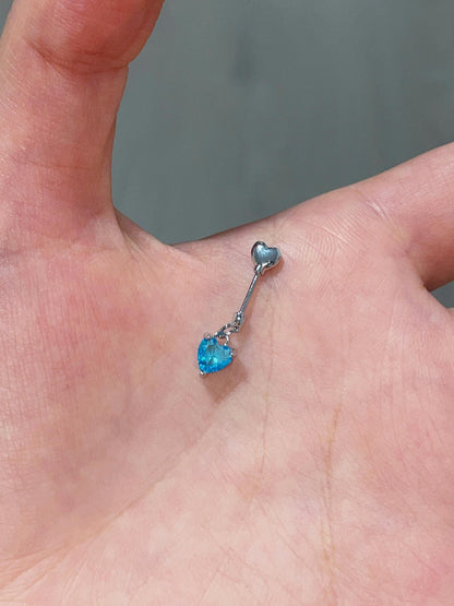 Heartfall Vertical Helix Earrings