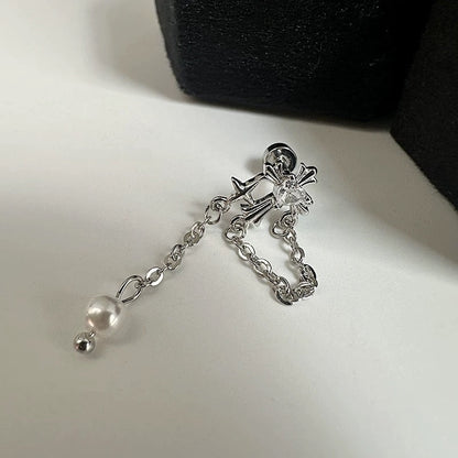 Chapel Crimson Helix Earrings