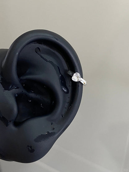 Heart Swoon Helix Earrings