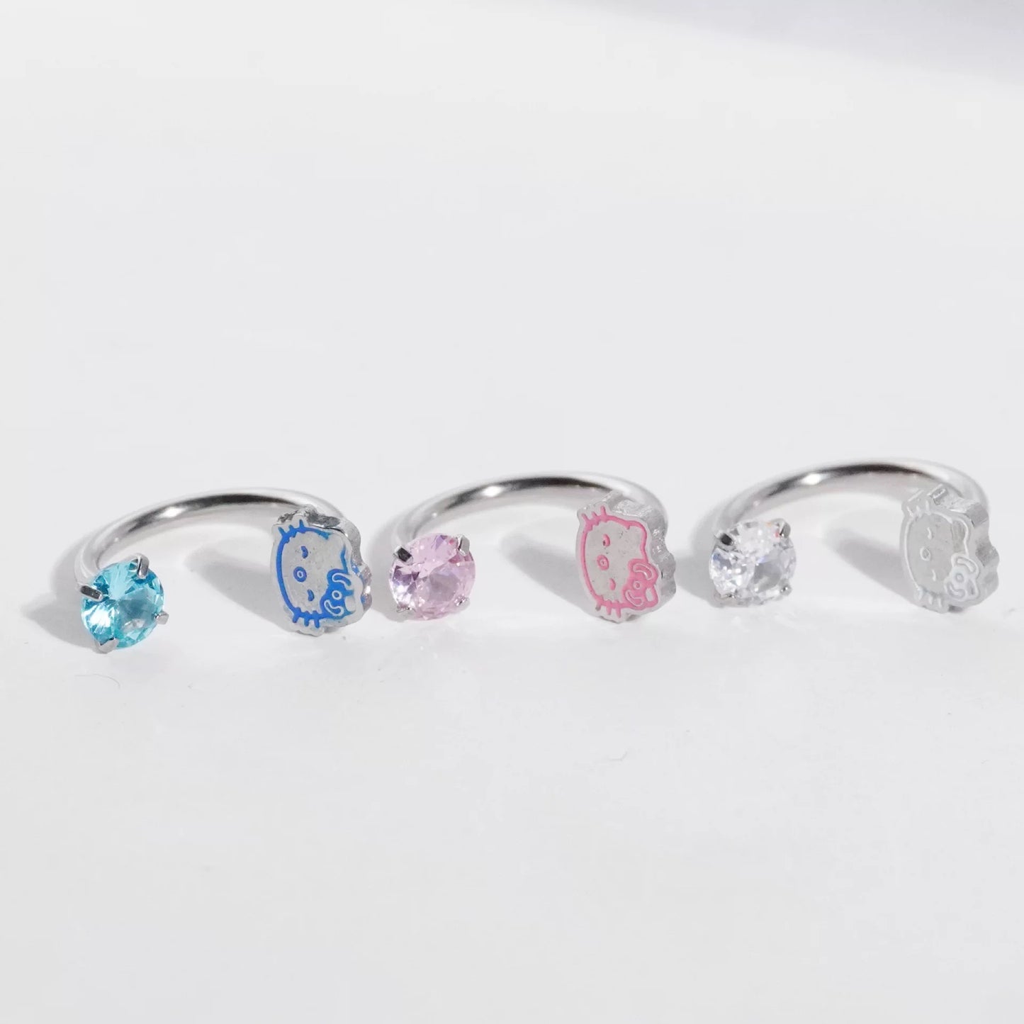 H-Kitty Charm Lip Ring