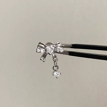 Love Bow Helix Earrings