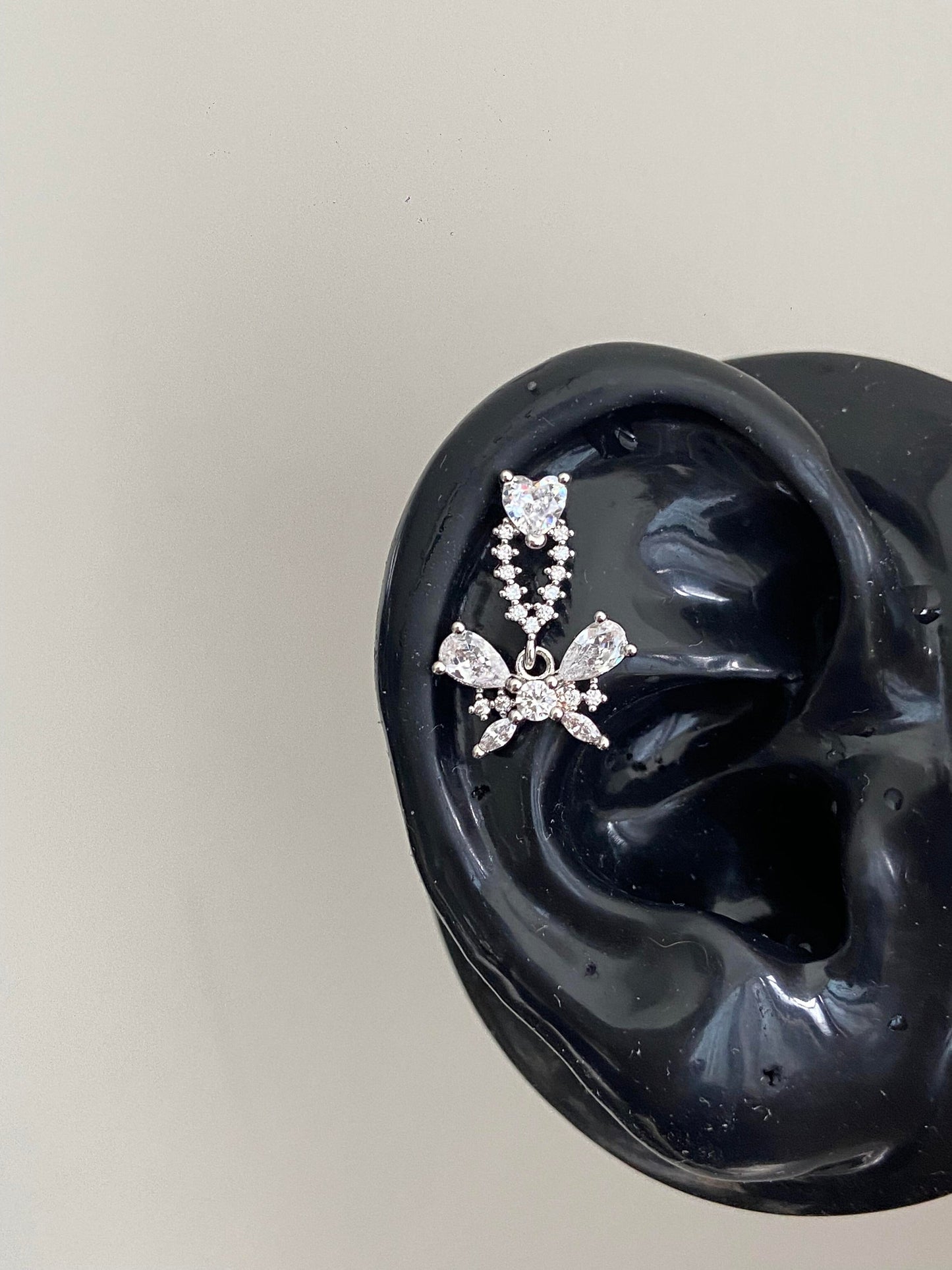 Heart Strings Helix Earrings