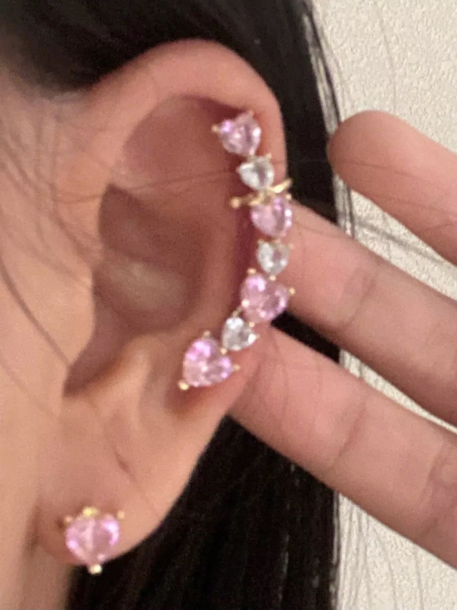 Heartline Cuff Earrings