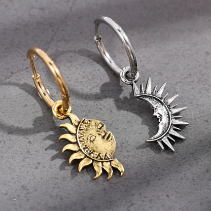 Sun & Moon Matching Earrings
