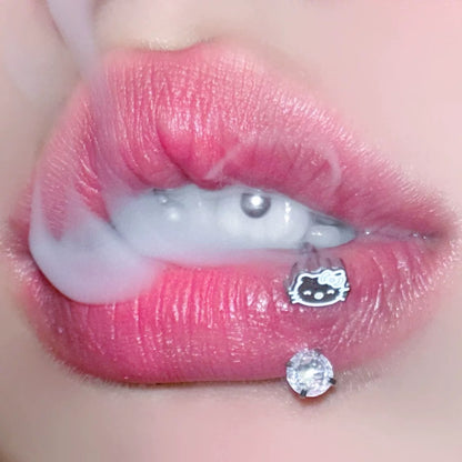 H-Kitty Charm Lip Ring