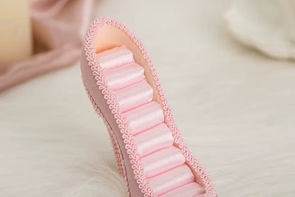 Pink Fairy Heels Ring Holder