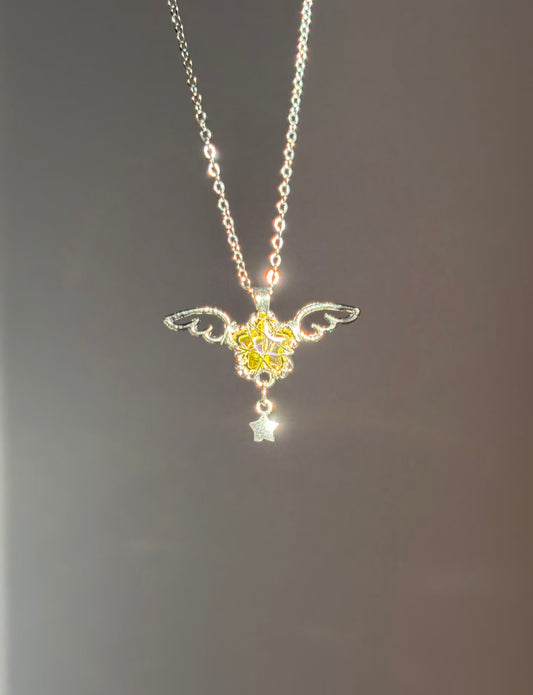 Angel Wing Star Necklace