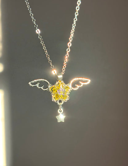 Angel Wing Star Necklace