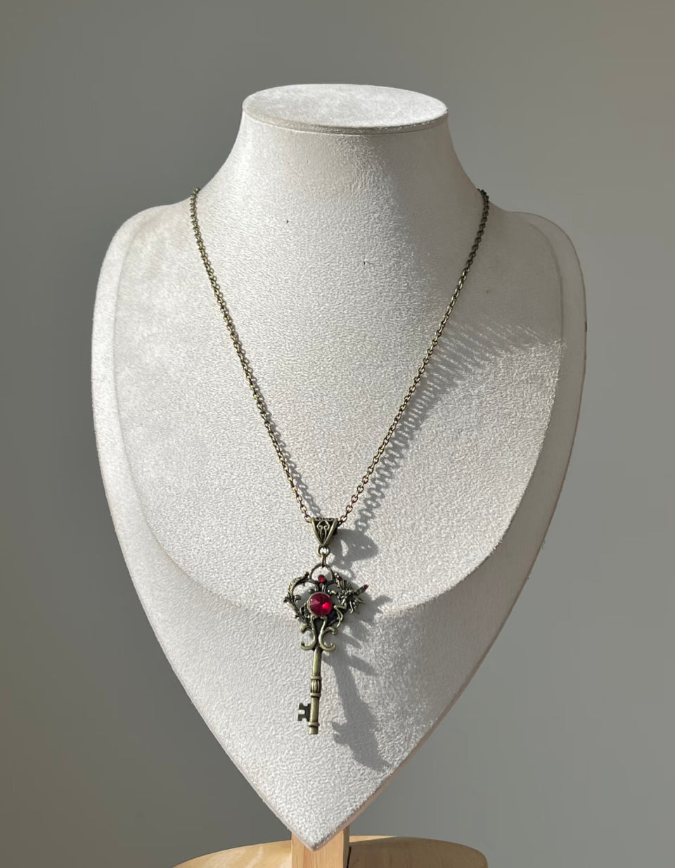 Antique Fairy Skeleton Key Necklace