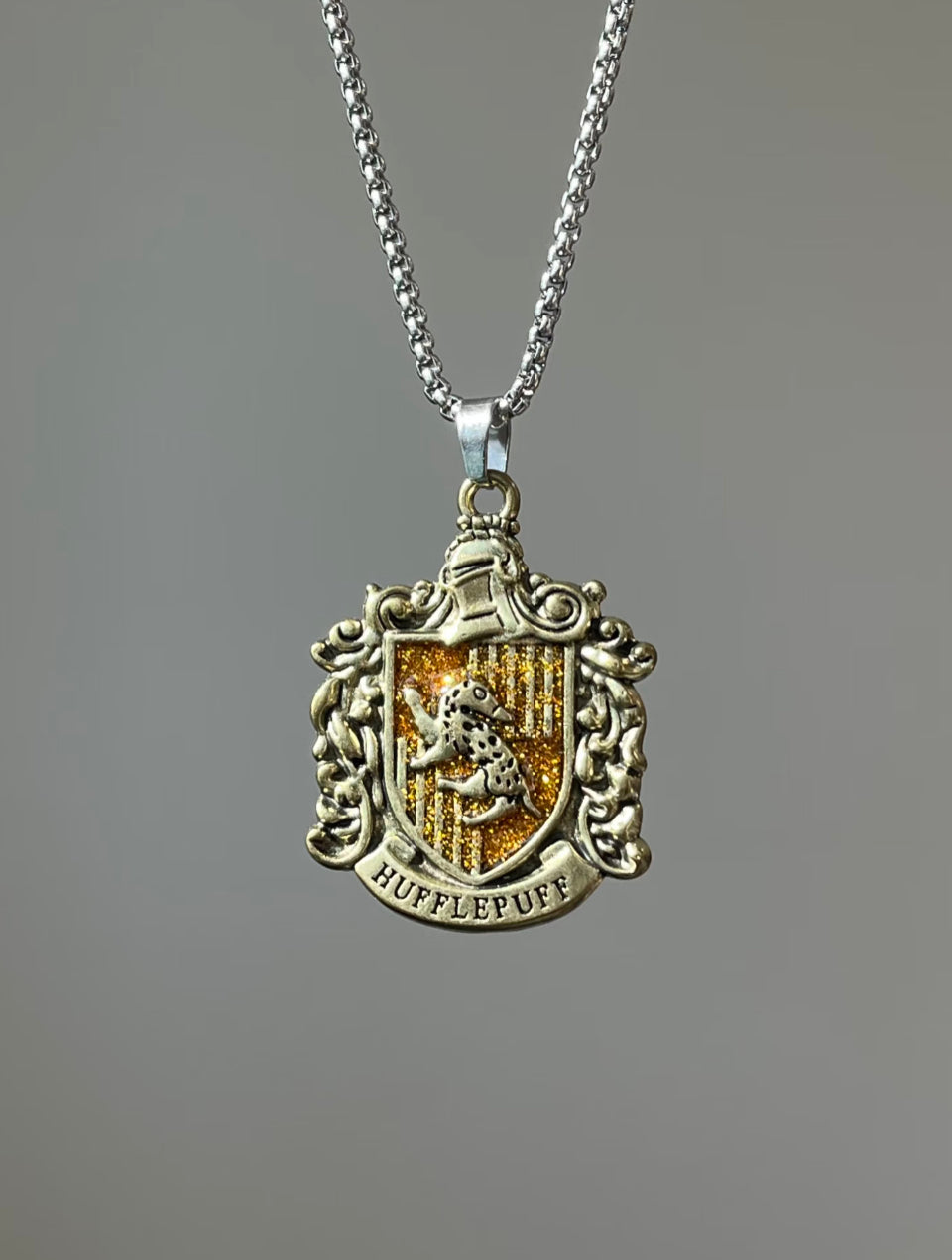 Harry Potter Hufflepuff Crest Necklace