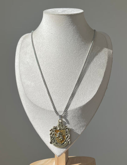 Harry Potter Hufflepuff Crest Necklace