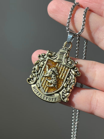 Harry Potter Hufflepuff Crest Necklace