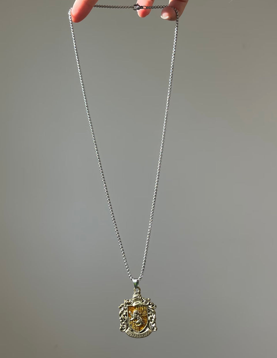 Harry Potter Hufflepuff Crest Necklace