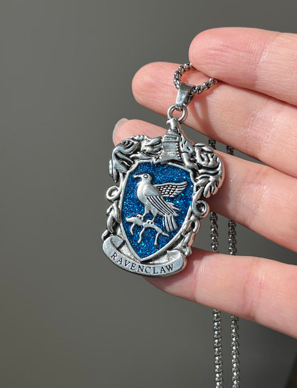 Silver Ravenclaw Necklace