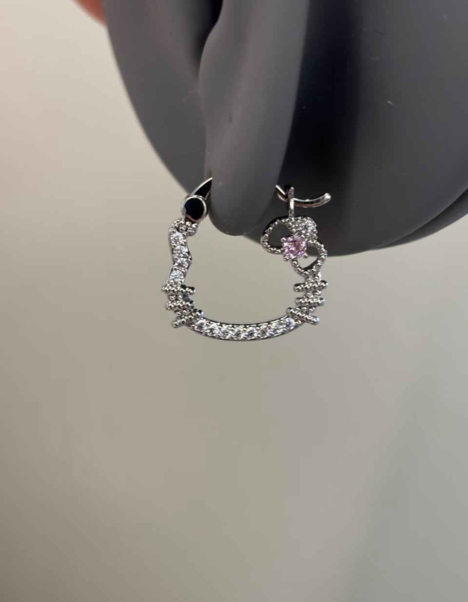 H Kitty Halo Glow Earrings