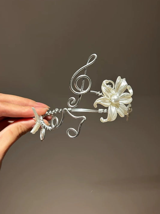 Silver Melody Wings Arm Cuff