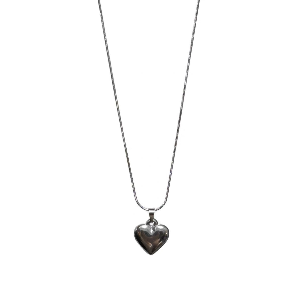 Silver Heart Dainty Necklace