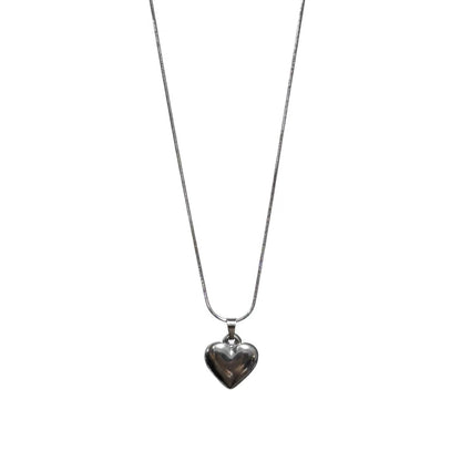 Silver Heart Dainty Necklace