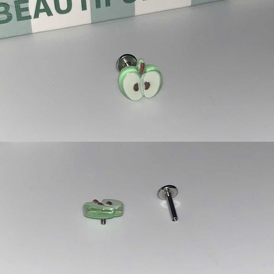 Green Apple Helix Earrings