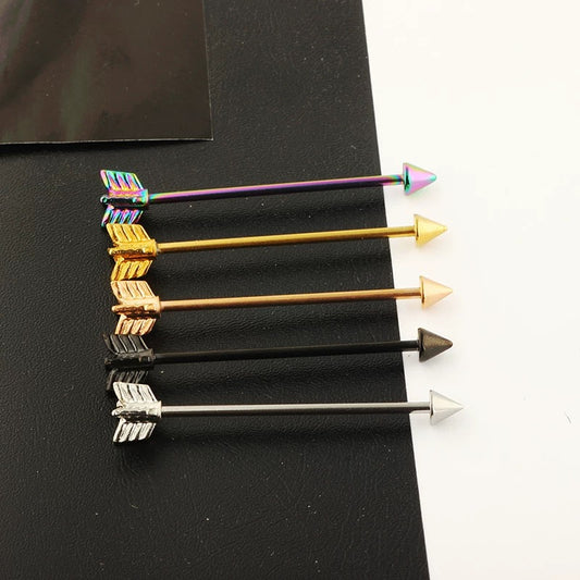 Phantom Arrow Industrial Earrings