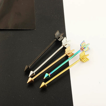 Phantom Arrow Industrial Earrings