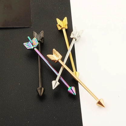 Phantom Arrow Industrial Earrings