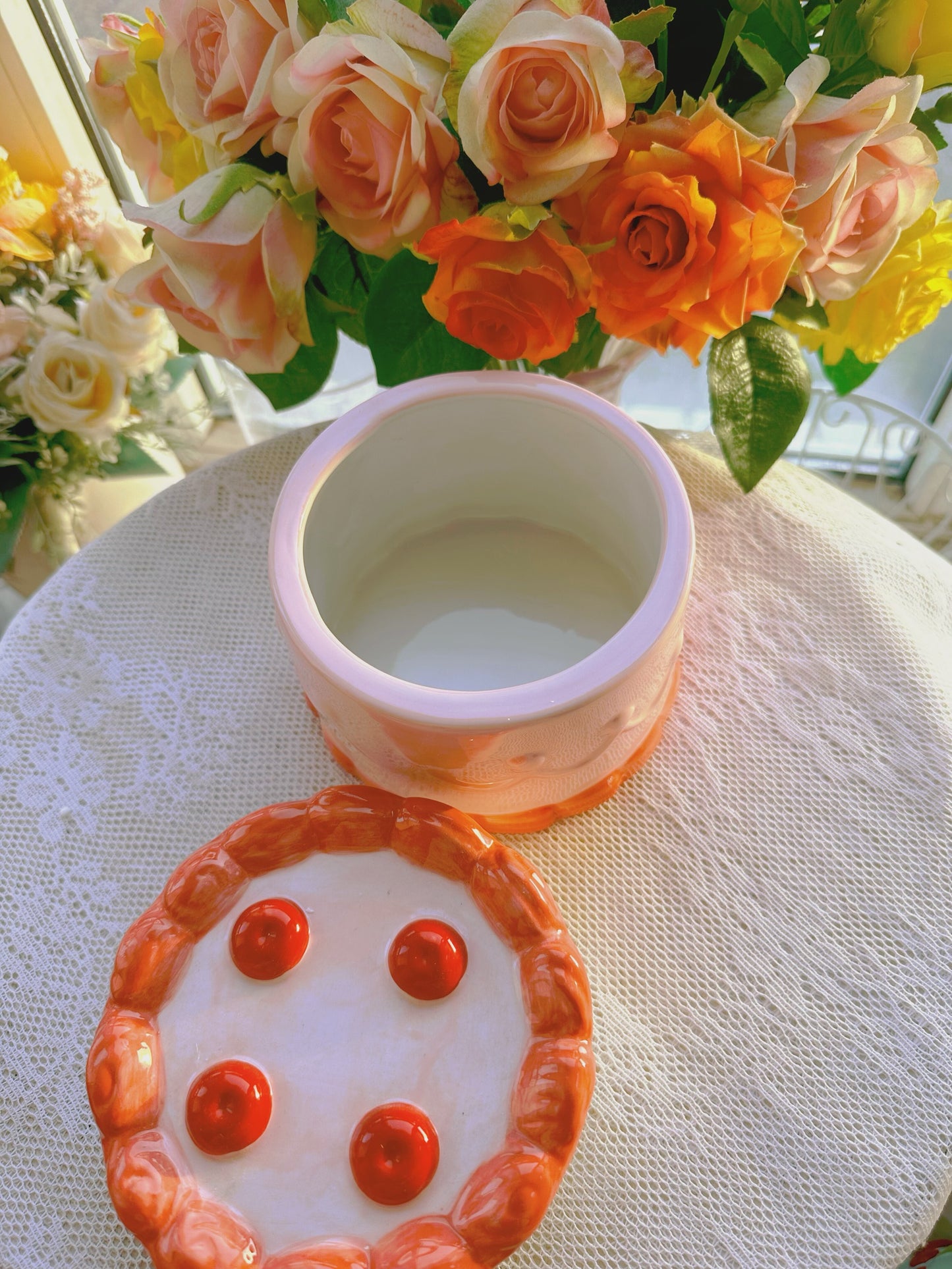 Cream White Cake Jewelry Box