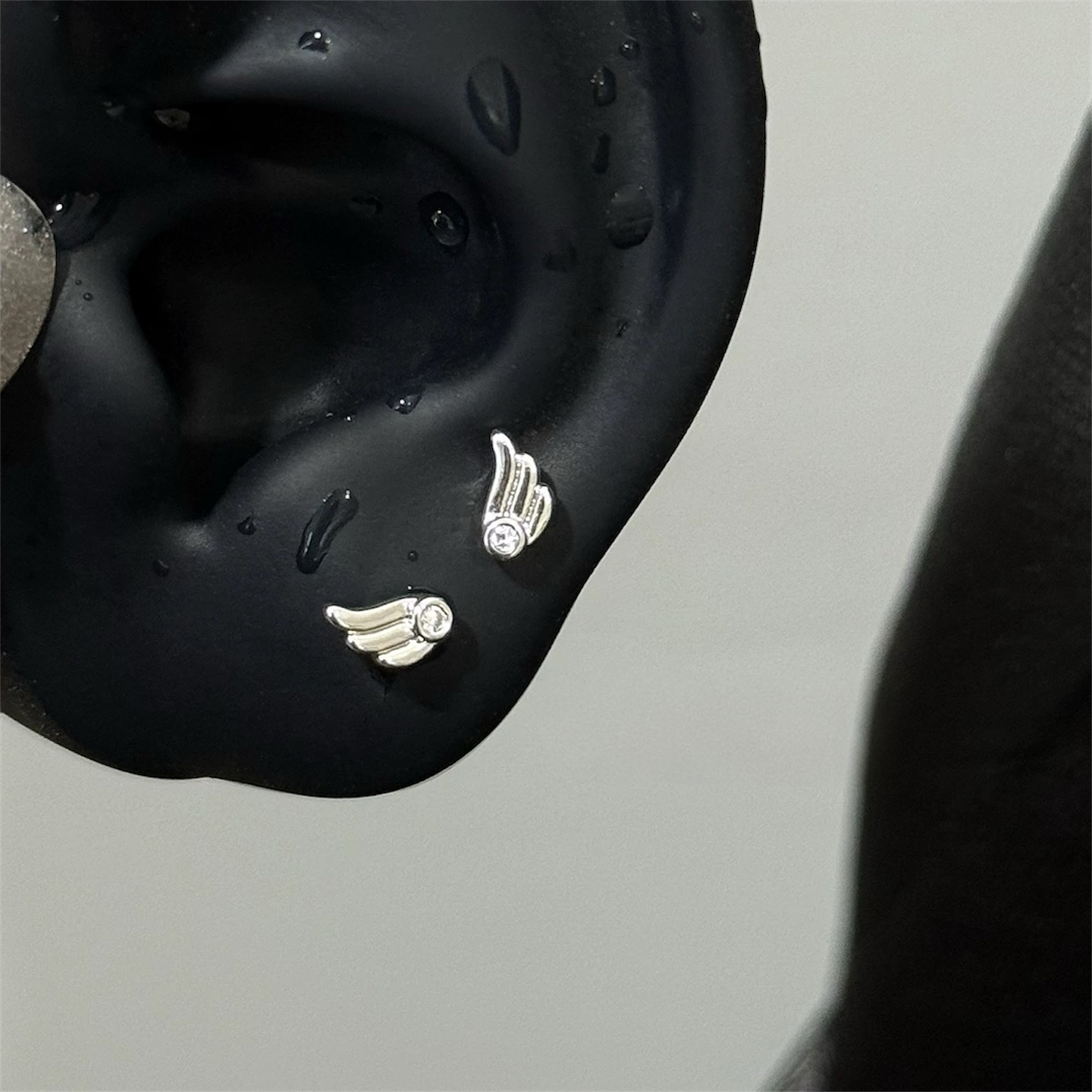 Mini Angel Wing Earrings