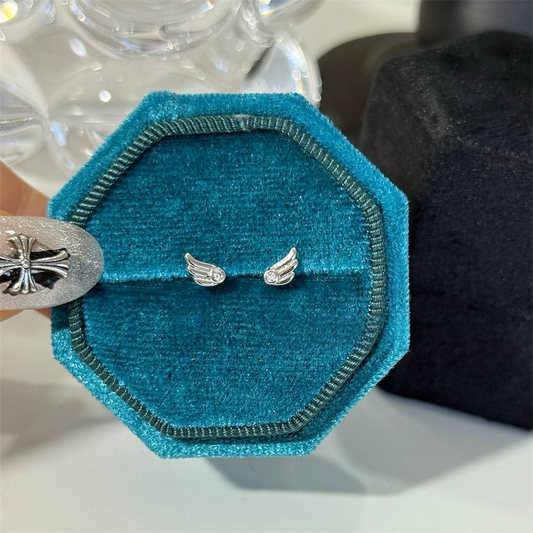 Mini Angel Wing Earrings
