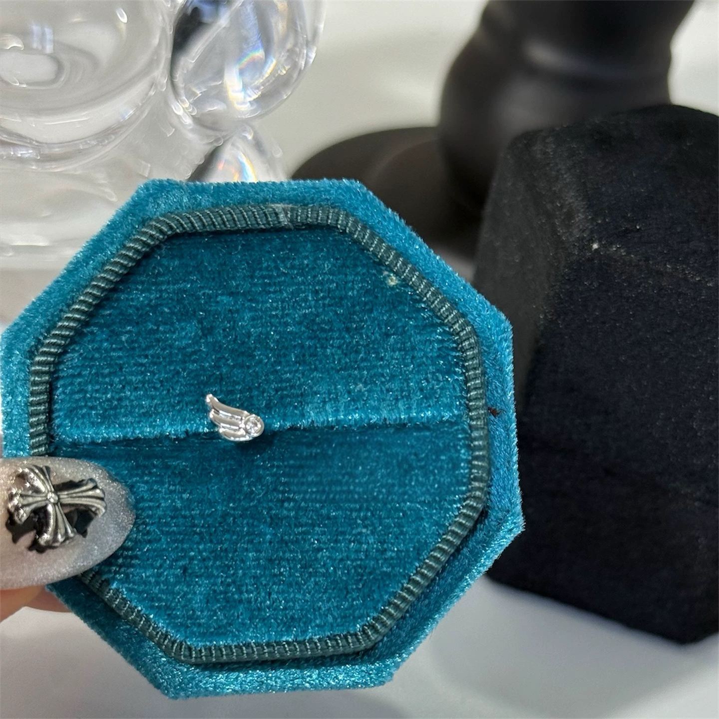 Mini Angel Wing Earrings