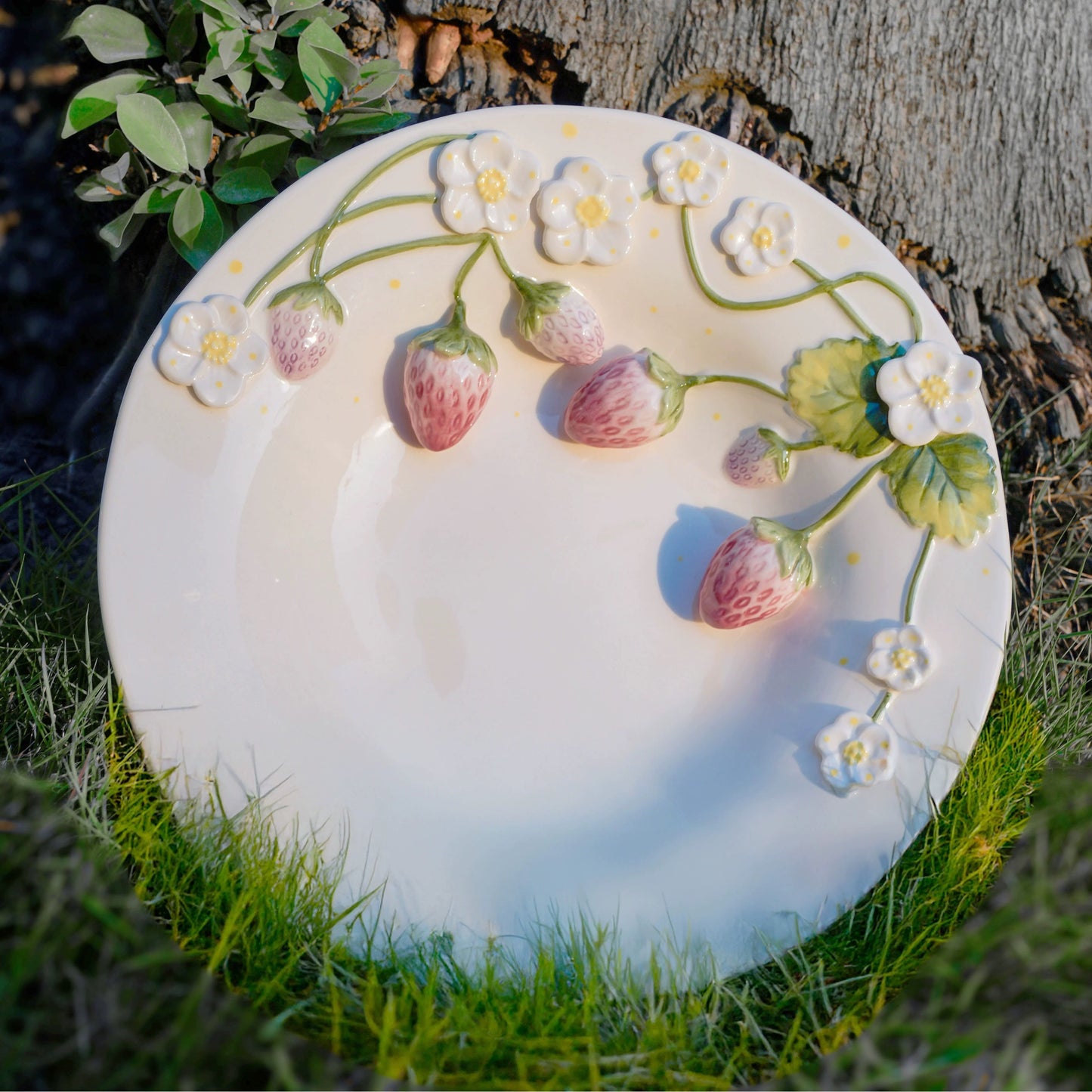 Fruit Floral Deep Vanity Dish