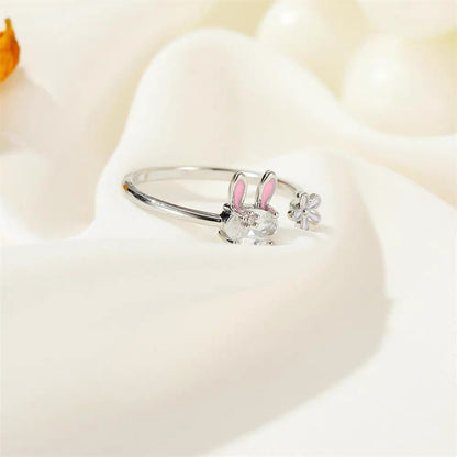 Cute Rabbit Open Ring