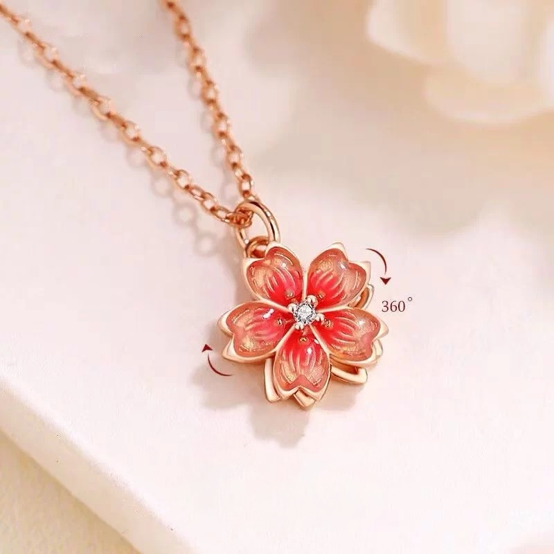 Sakura Crystal Necklace