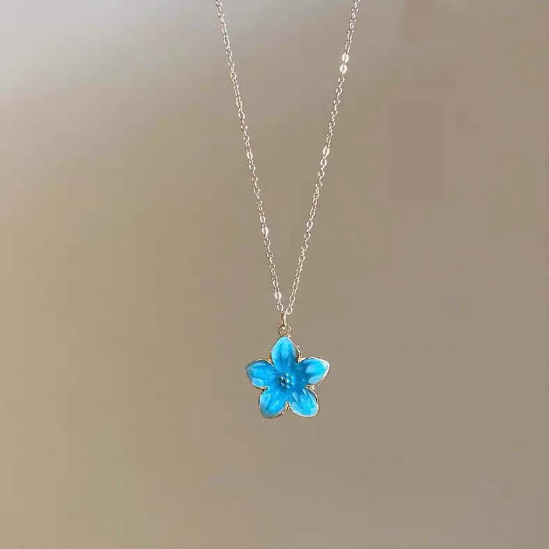 Turquoise Blossom Necklace