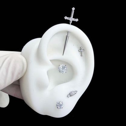 Saint edge earring stack